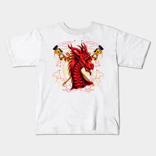 sniper rifle dragon Kids T-Shirt